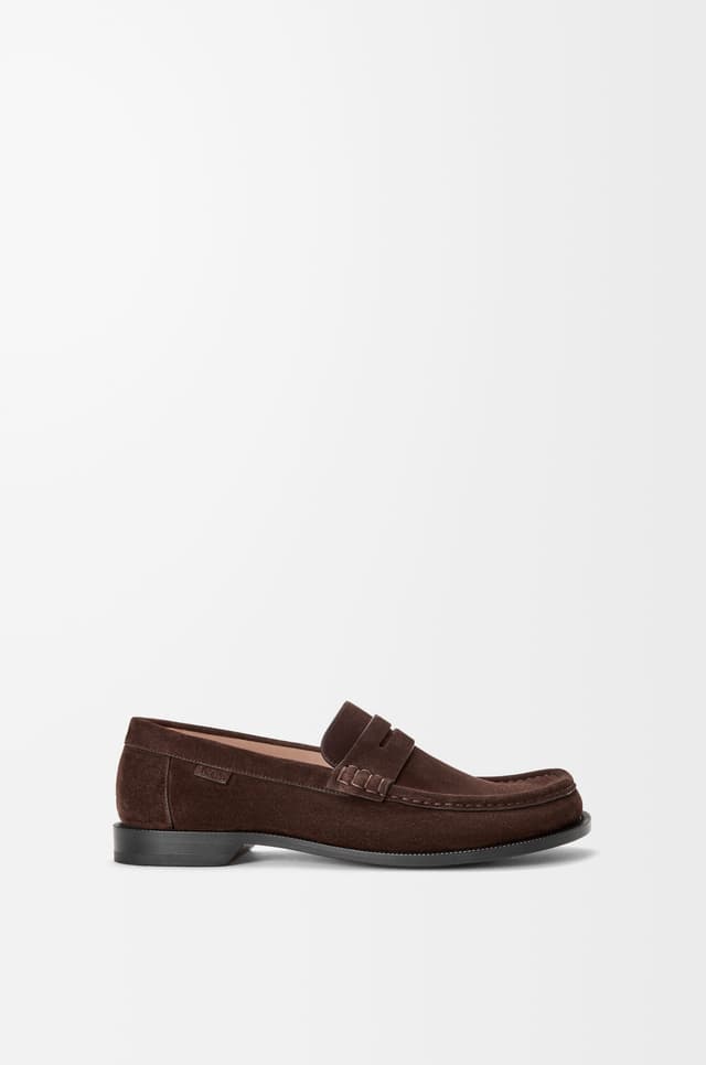 LOEWE Campo loafer in suede calfskin