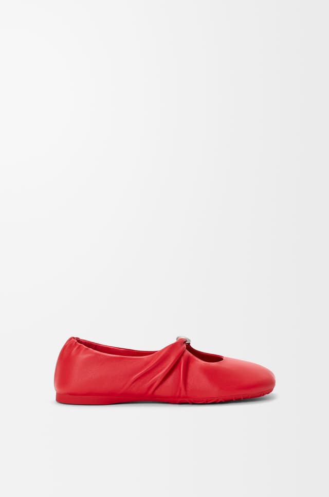 LOEWE Pebble Soft ballerina in nappa lambskin