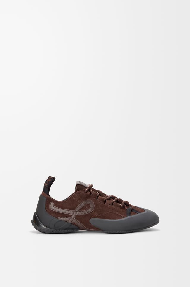 LOEWE Grip sneaker in suede calfskin