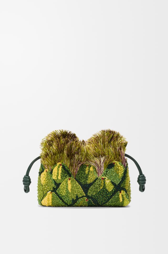 LOEWE Mini Flamenco clutch beaded