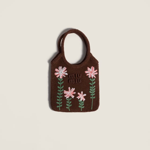 Miu Miu Ivy crochet handbag