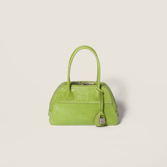 Miu Miu Vivant nappa leather bag