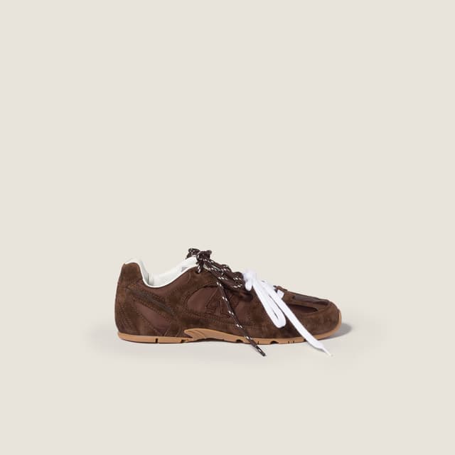 Miu Miu New Balance X Miu Miu 530 SL technical fabric and suede sneakers
