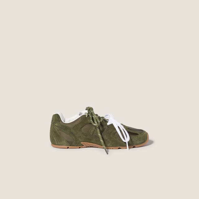 Miu Miu New Balance X Miu Miu 530 SL technical fabric and suede sneakers