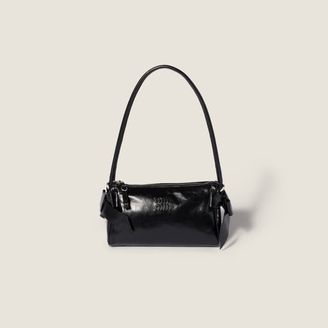 Miu Miu Shiny leather pouch