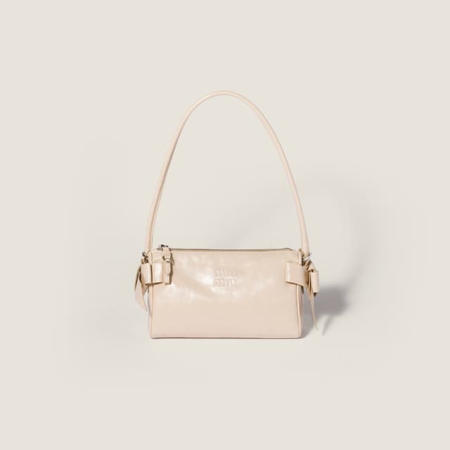 Miu Miu Shiny leather pouch