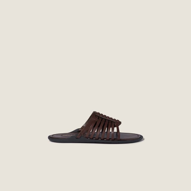 Miu Miu Nappa leather slides