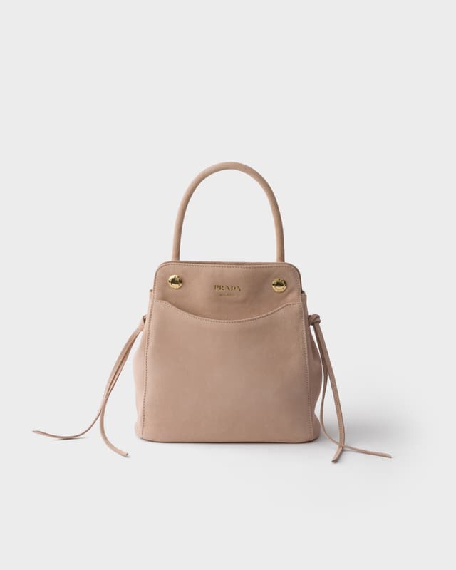 Prada Prada Carry mini suede handbag