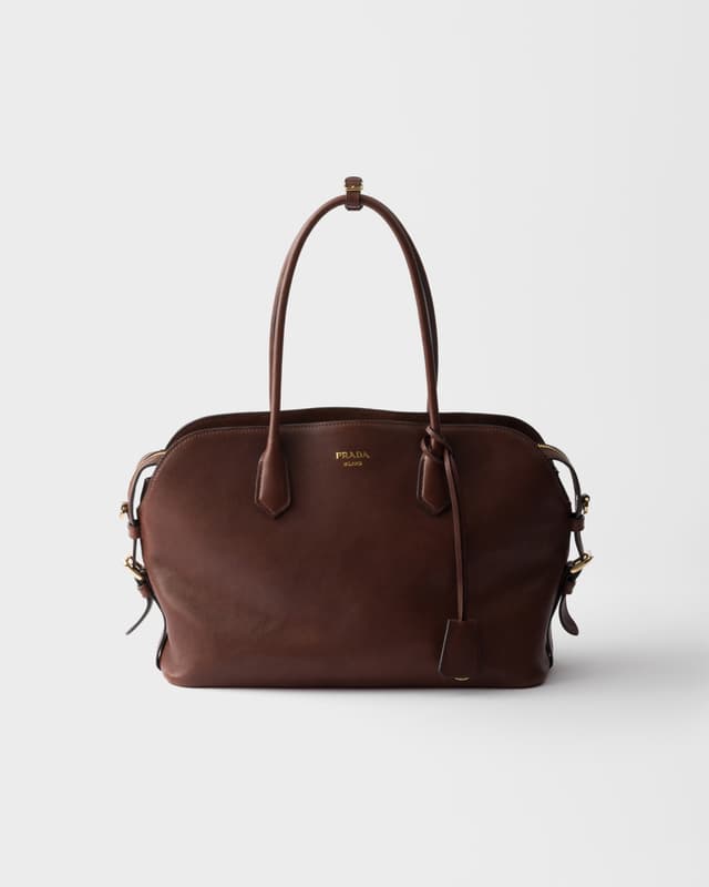 Prada Large leather tote bag