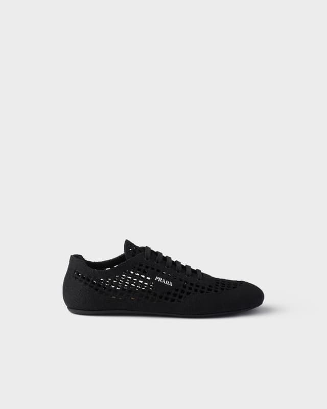 Prada Collapse crochet laced sneakers