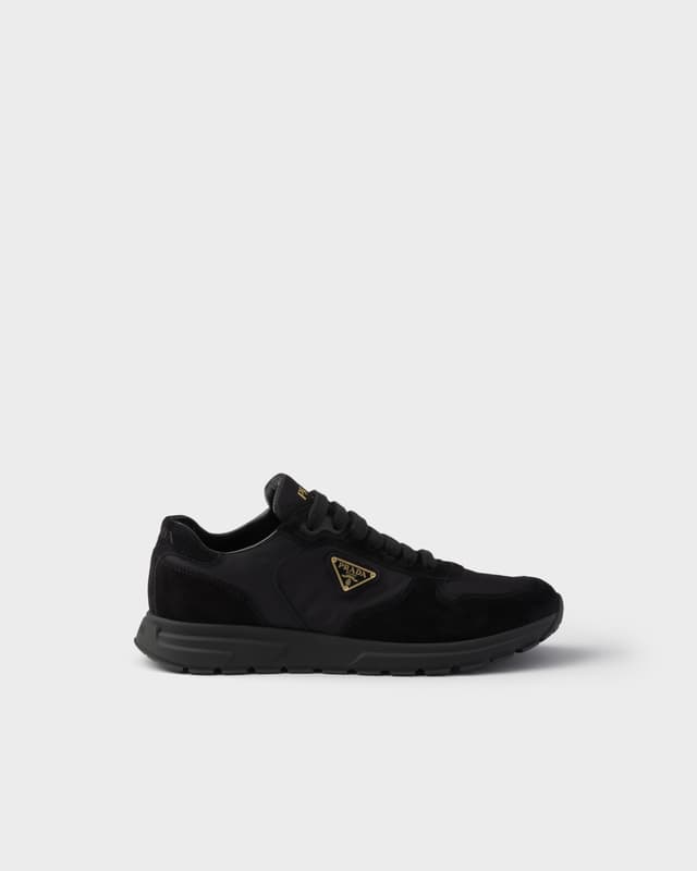 Prada Prax 2.0 Re-Nylon and suede sneakers