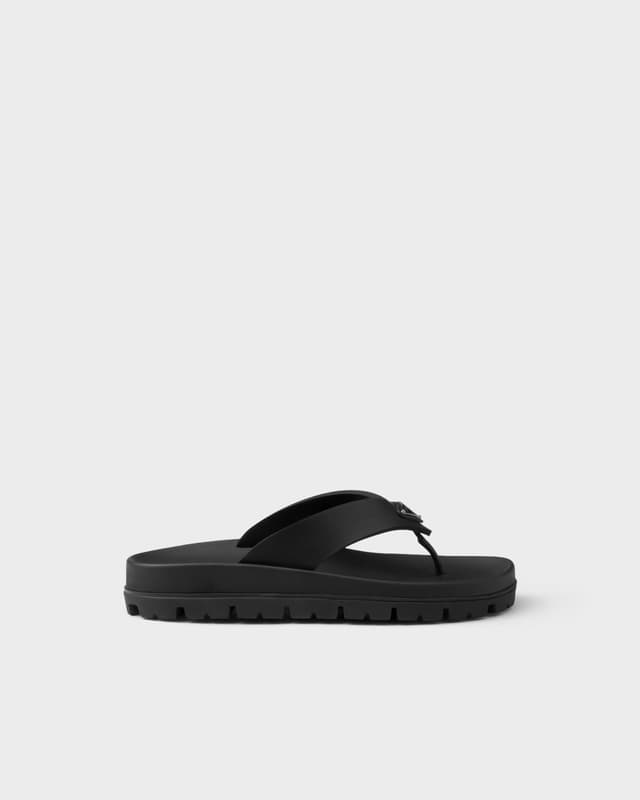 Prada Rubber thong sandals
