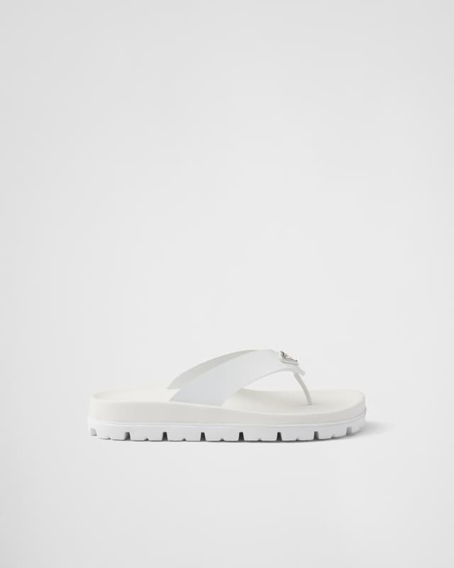 Prada Rubber thong sandals