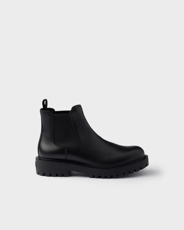Prada Leather Chelsea boots