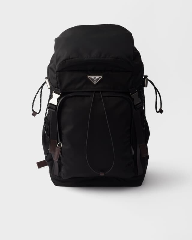 Prada Prada Speedrock Re-Nylon and leather backpack