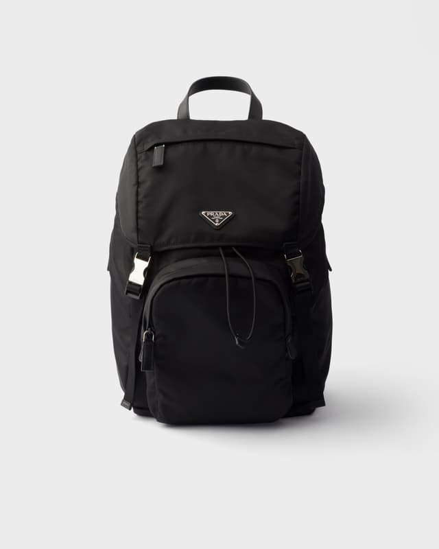 Prada Re-Nylon and Saffiano leather backpack