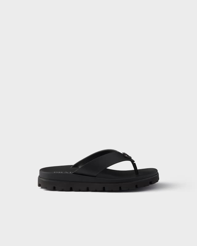 Prada Rubber thong sandals