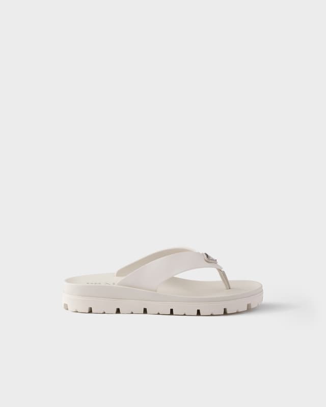 Prada Rubber thong sandals