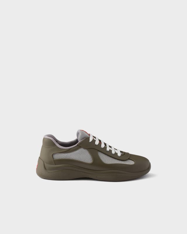 Prada Prada America's Cup Soft rubber and bike fabric sneakers