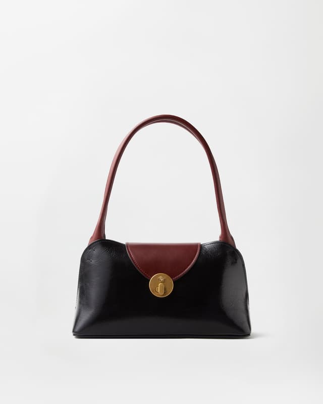 Versace vivian small leather eastwest shoulder bag