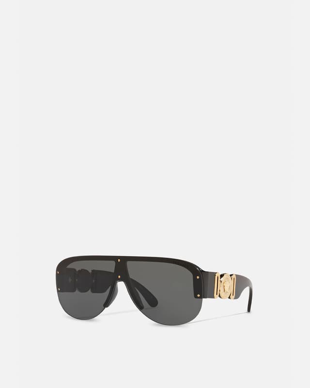 Versace medusa biggie shield sunglasses