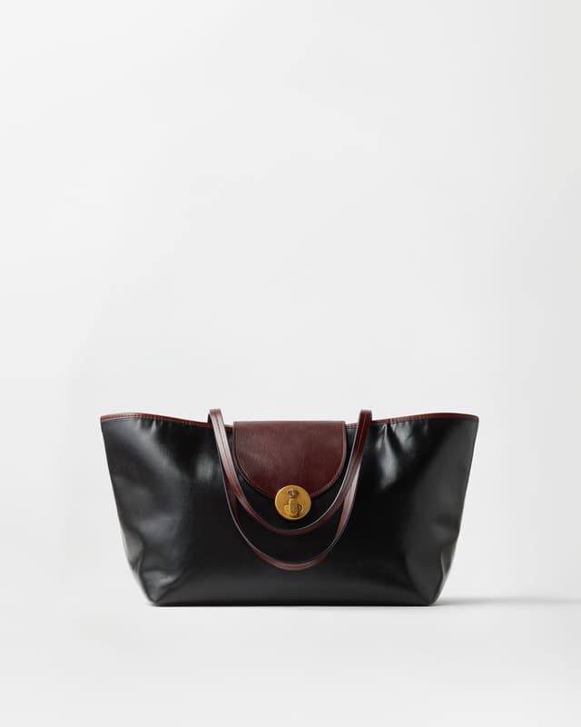 Versace vivian small coated canvas tote