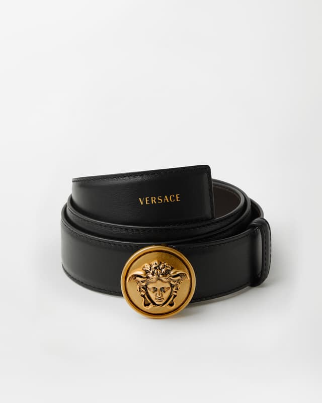 Versace leather belt 3.5 cm