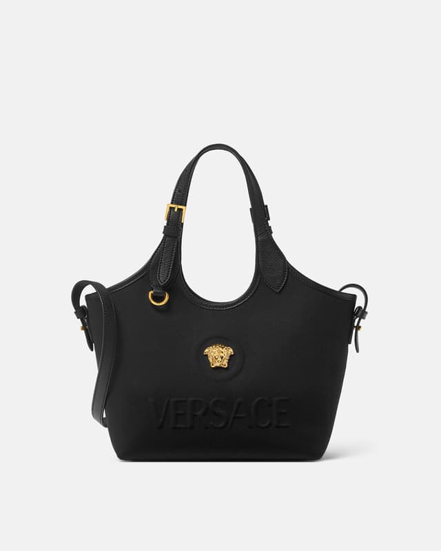 Versace la medusa canvas mini tote