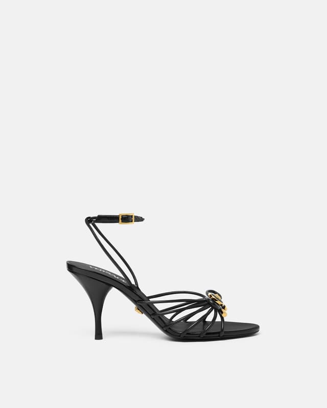 Versace opera bow nappa sandals 85 mm