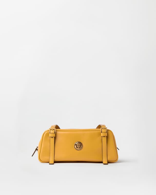 Versace embleme nappa bowling bag