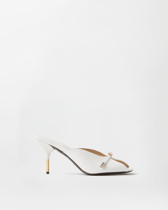 Versace nyx leather mules 80 mm