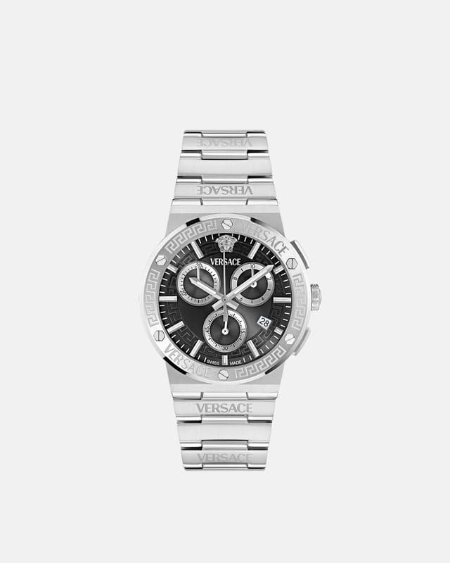 Versace greca logo chrono watch