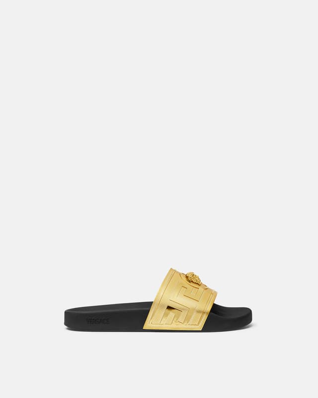 Versace la medusa rubber sliders