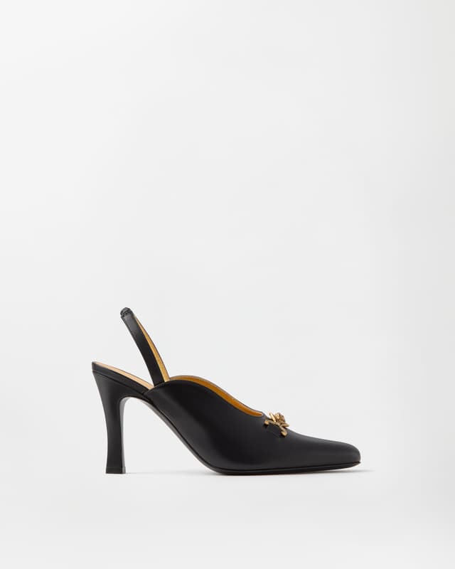 Versace marisa leather slingbacks 90 mm