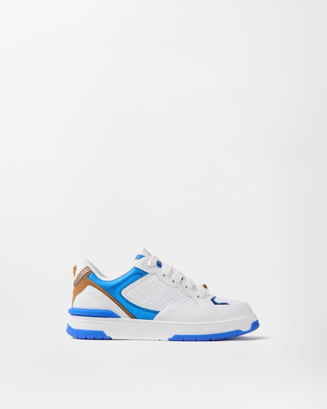 Versace biggie basket leather sneakers