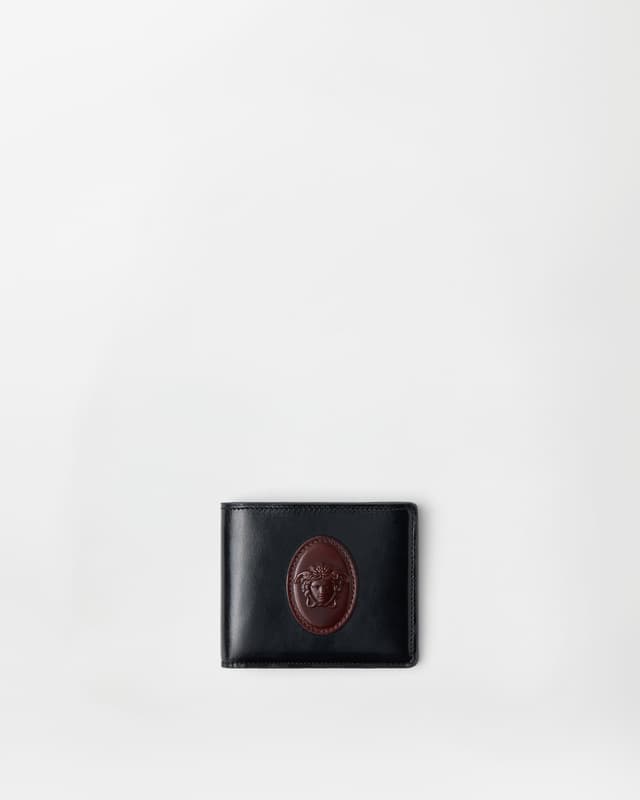 Versace roomy leather wallet