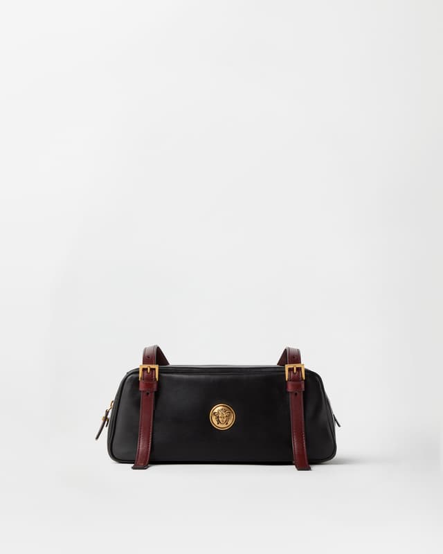 Versace embleme nappa bowling bag
