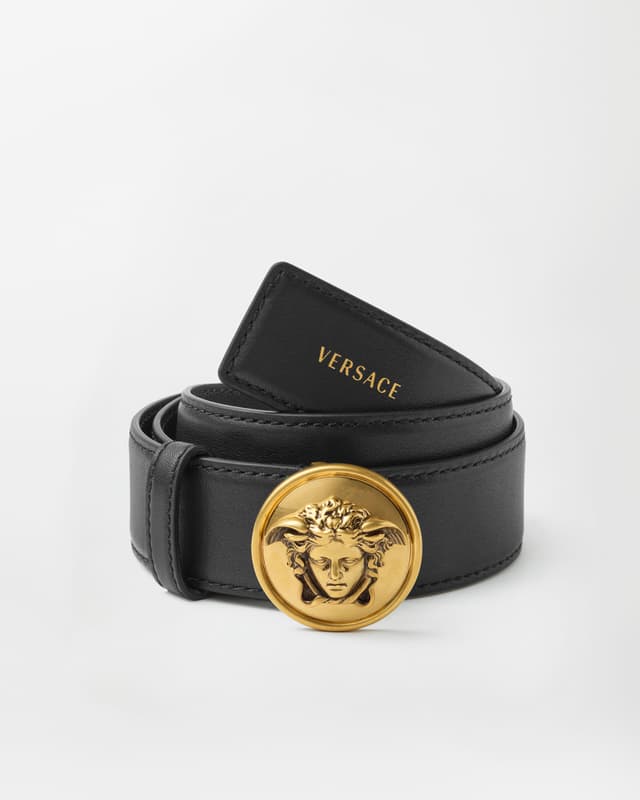 Versace leather belt 3.5 cm