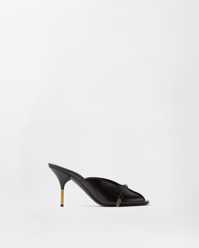 Versace nyx leather mules 80 mm