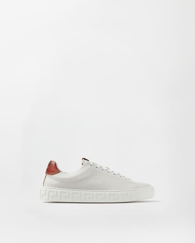 Versace greca leather sneakers