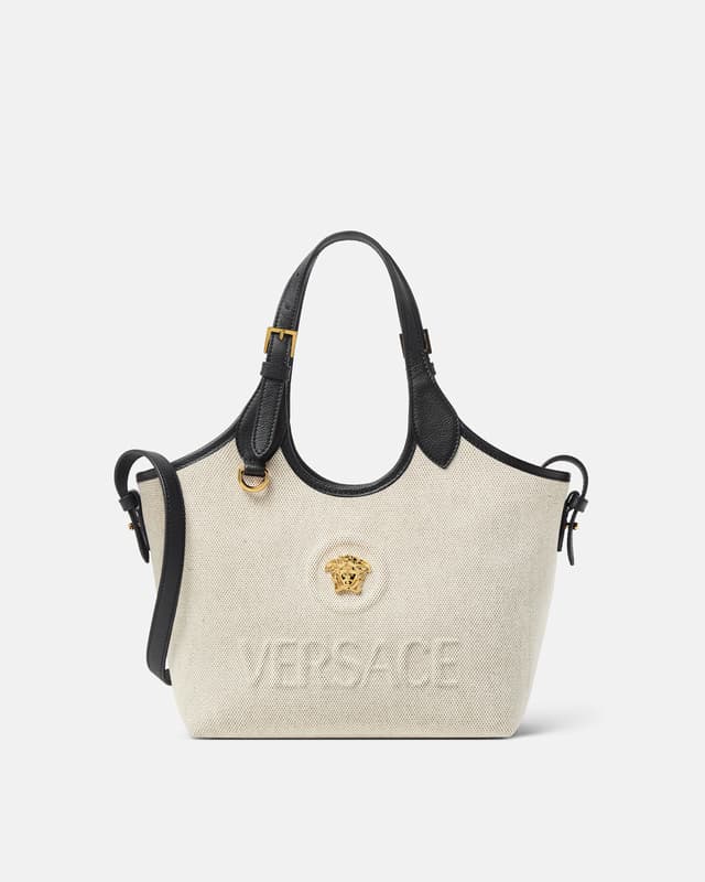 Versace la medusa canvas mini tote