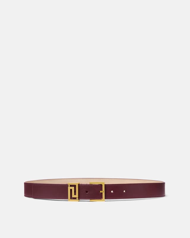 Versace greca goddess leather belt 3 cm