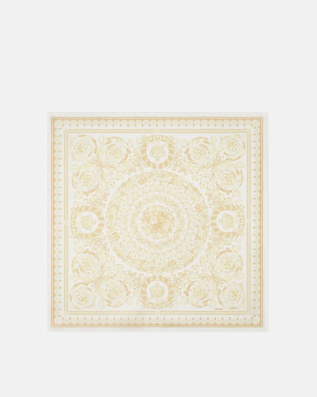 Versace barocco large silk foulard 90 cm