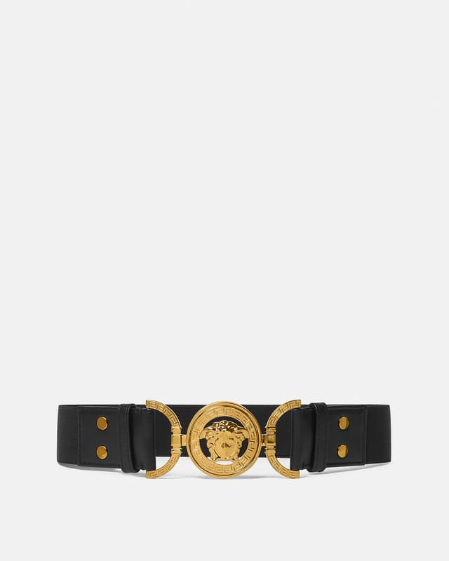 Versace medusa 95 leather belt 4 cm