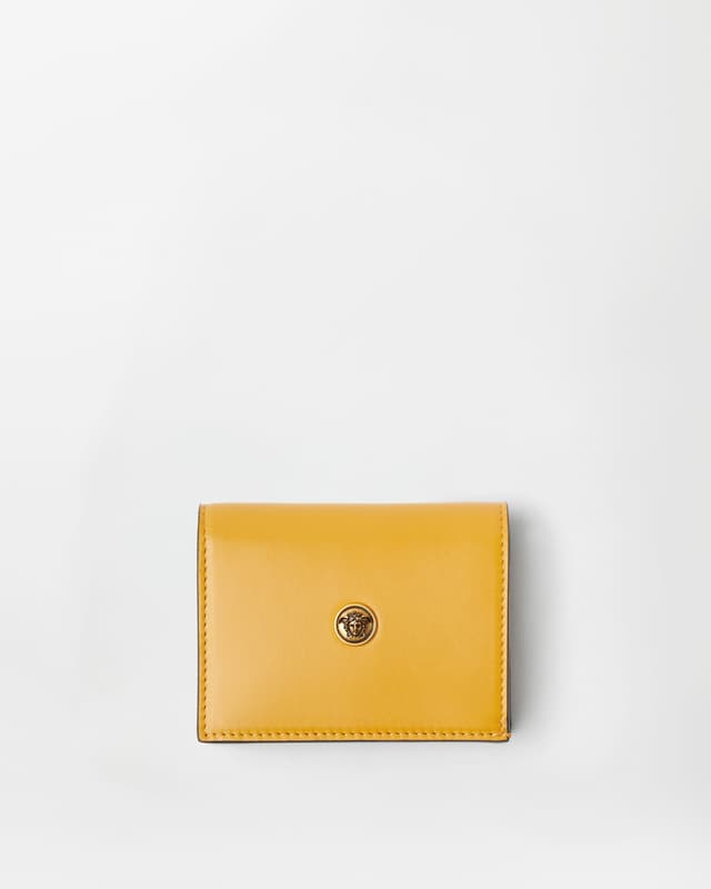 Versace embleme leather wallet