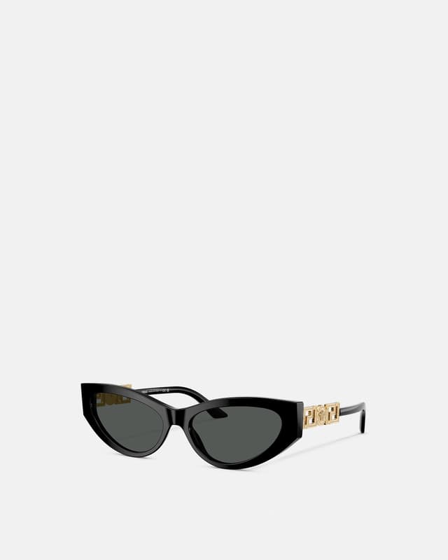 Versace greca strass cat-eye sunglasses