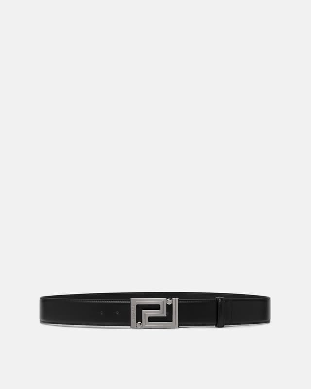 Versace greca leather belt 1.6