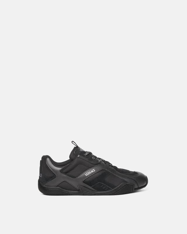 Versace galaxia leather sneakers