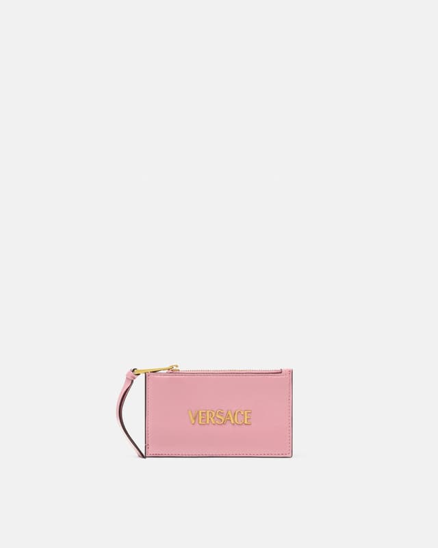 Versace versace tag nappa card holder