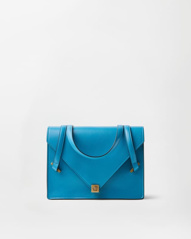 Versace severine leather shoulder bag